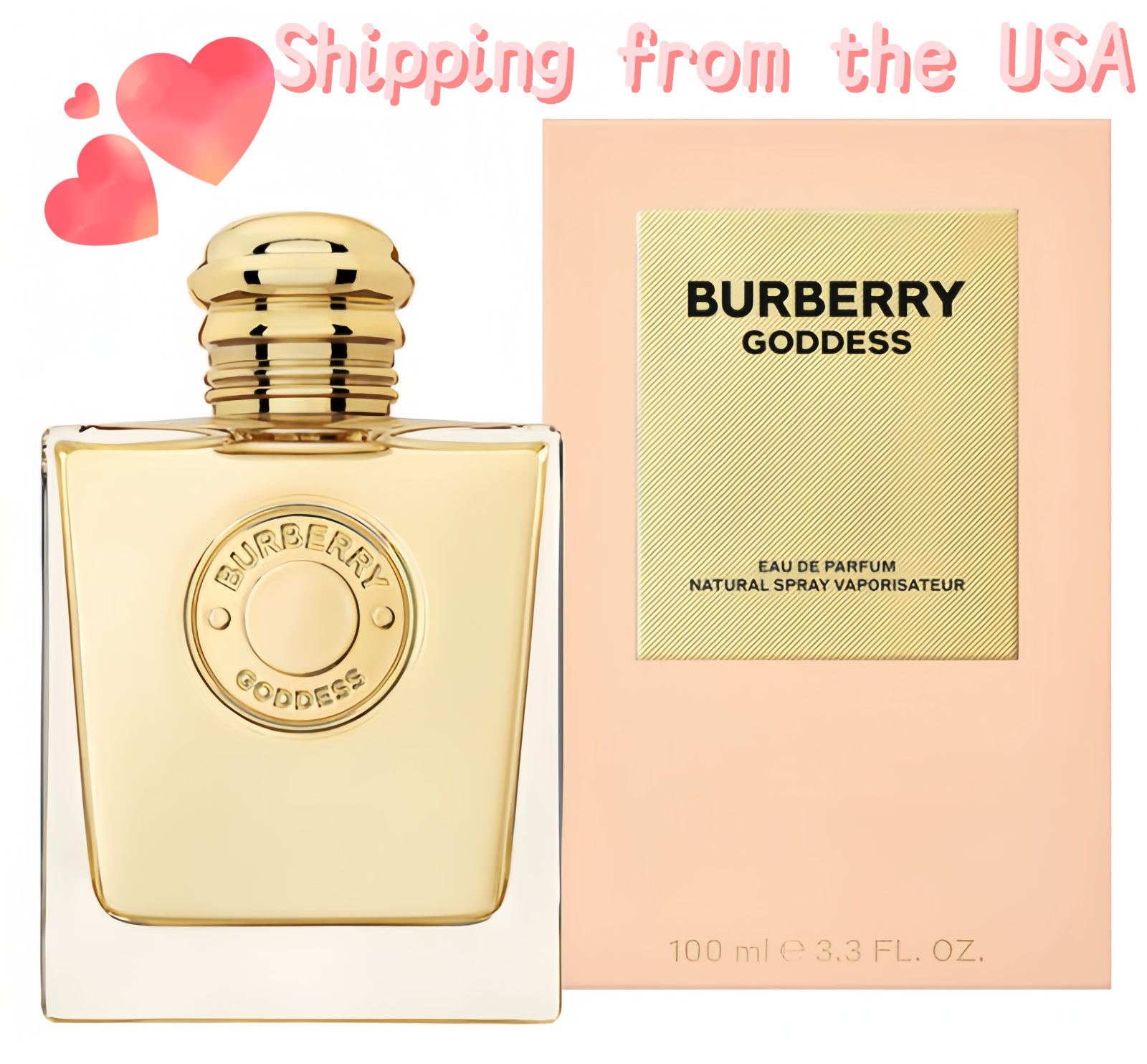 Burberry Goddess EDP for Women 3.3 oz Fragrance Ships from USA-image