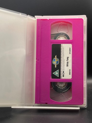 White Fang Animated VHS (Rare Pink Tape)