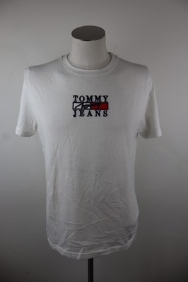 TOMMY HILFIGER HERREN SHIRT GR L MAN T-SHIRT CASUAL VINTAGE BAUMWOLLE KURZARM