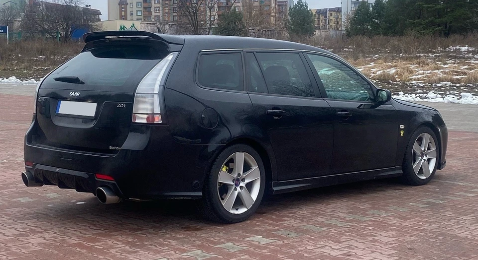 Alerón alerón de techo alerón de techo adecuado para Saab 9-3 Combi 2005-2011 - Imagen 4 de 4