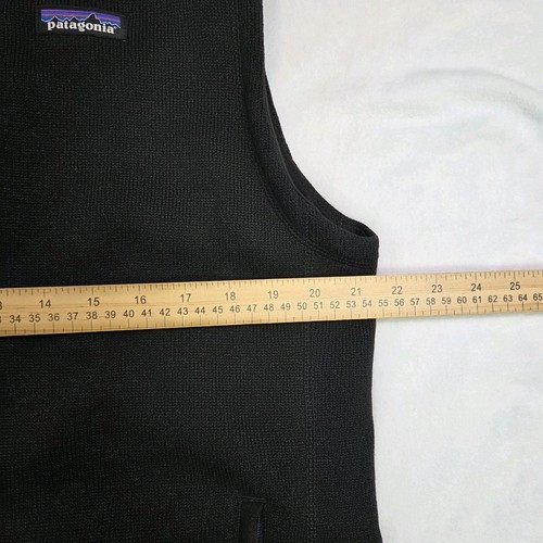NWT Patagonia Better Sweater Vest Men's Sz L Black Full Zip Logo - Picture 6 of 9