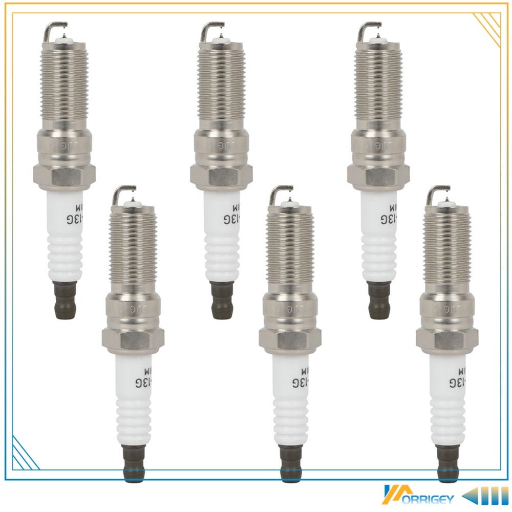 Iridium Spark Plugs For Ford Fusion Taurus 3.5L Lincoln MKT 3.7L 2010-2012 6Pcs