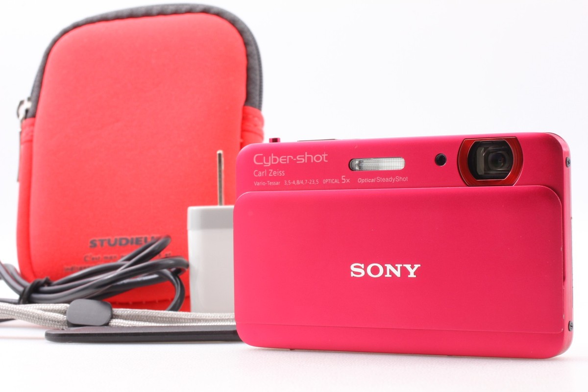 SONY DSC-TX55 スマホ転送OK♪　メモリーカード付きセット　コンデジ Sony Cyber-shot DSC-TX55 16.2MP Digital Camera - Black for