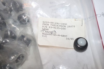 NOS Dialight indicator lens cap PN 93-0135-200 6210-00-299-3896