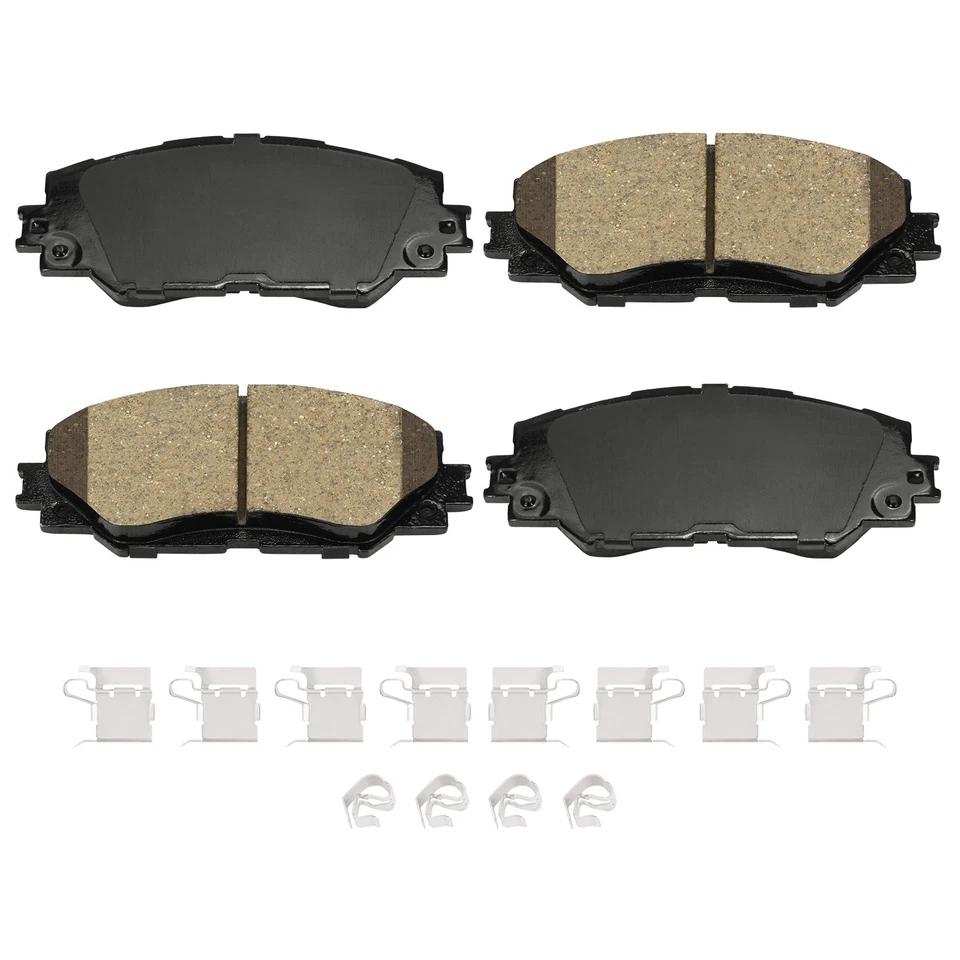 For 2006-2015 2016 2018 Toyota Rav4 275mm Front & 281mm Rear Rotors Brake Pads - Image 2 of 4