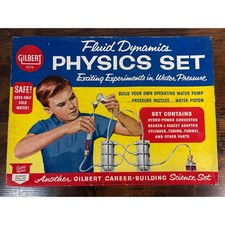 Vintage Gilbert Fluid Dynamics Physics Set 15...