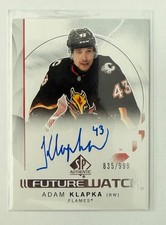 2024 SP Authentic #112 Adam Klapka Auto 835/999