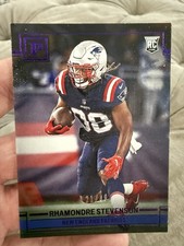 2021 Panini Chronicles Purple Foil /49 Rhamondre Stevenson Rookie #278 Patriots