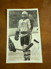 1981 New Brunswick Hawks AHL Signed Hockey Team Issue Mike Kaszycki