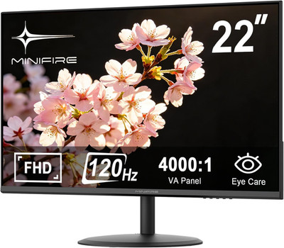 Minifire 22 Zoll FHD Monitor 120Hz Freesync Eye Care HDMI VESA Bildschirm