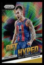Willy Hernangomez 2023-24 Panini Prizm EuroLeague #7 Fearless Gold #06/10