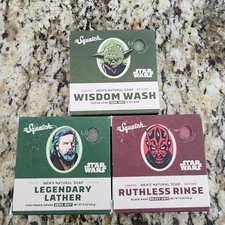 Dr. Squatch Natural Soap Limited Edition Star Wars Mens 3-Pack 3 Scents 