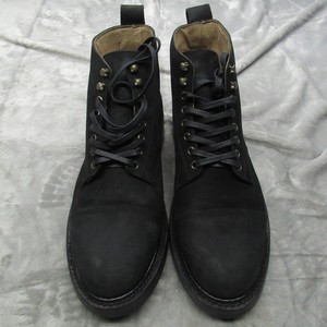 Taylor Stitch Moto Boot Black Waterproof Nubuck Leather Mens 10 Welted Preppy The Best Handmade Cap Toe Men main image 2