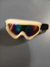 Snow Ski Goggles Mask White/Black