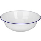 Emaille-Rührschüssel im Bauernhausstil, Vintage-Emaille-Becken, Emaillegeschirr