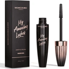My Amazing Lashes Mascara Length and Volume RICH BLACK Smudge Proof WOWCOMBO NEW