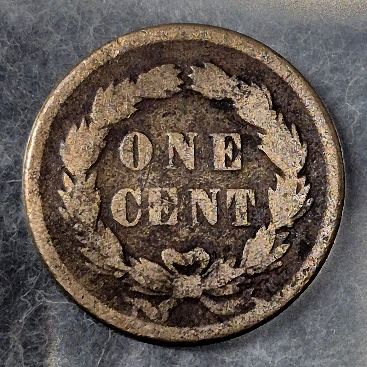 1859 Indian Head Cent Penny 1C VG Very Good Copper-Nickel Laurel Wreath 1st Year
