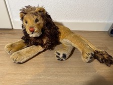 Steiff Löwe Leo 0810/35 • 60/70er • ohne Knopf • sichtbares Knopfloch Vintage
