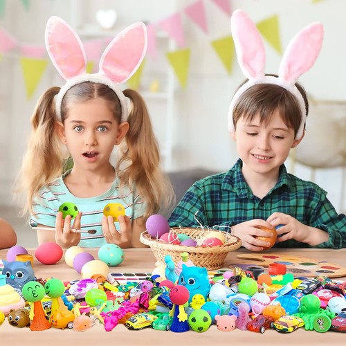 Party Favors for Kids, 64 Pcs Easter Small Toys Prizes Bulk, Easter Basket Go... - Picture 4 of 7