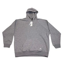 adidas Women's All SZN Fleece Boyfriend Hoodie Grey Size Large L New