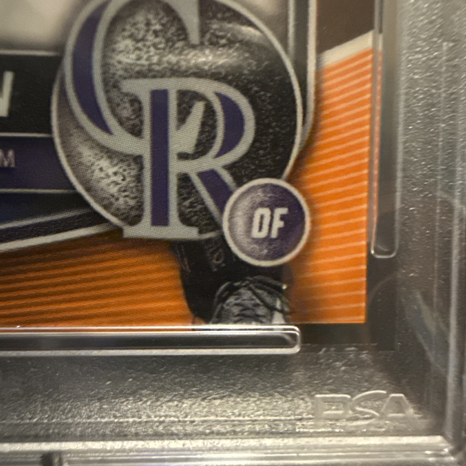 2025 Bowman - Chrome Prospect Auto Charlie Condon Gold Refractor /25 PSA 8/10 view 4