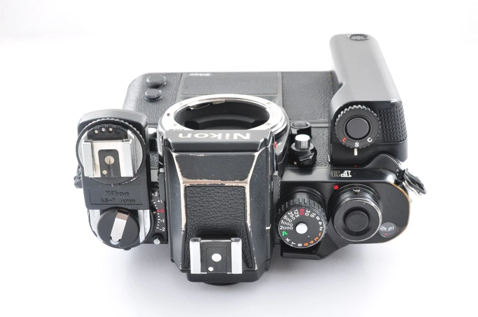 Nikon F3P Press HP 35mm SLR Film Camera Body w/ MD-4 AS-7 From Japan Exc+5 - Image 4 of 4