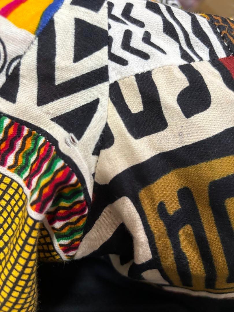 Engineered Garments African Patchwork Half-pants … - image 5