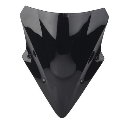 Front Windscreen Windshield For Kawasaki Ninja 650 EX650 ER6F 17-19 Motor Black