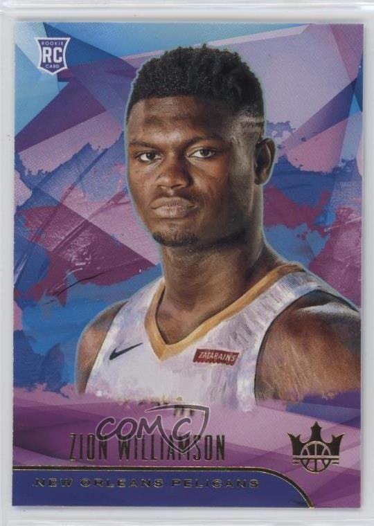 2019-20 Panini Court Kings Rookies I Zion Williamson #72 Rookie RC 11y2