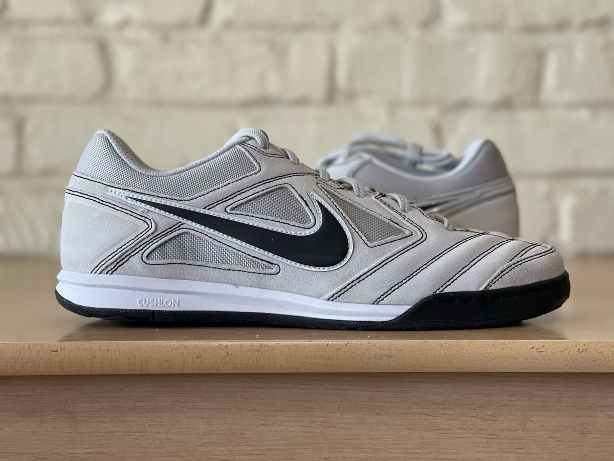 Nike Gato Low Leather Grey Fog Black Wht Men 11 Soccer Street