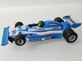 POLISTIL GITANES MATRA J. LAFFITE #26 1/32 SCALE SLOT CAR NICE!!!