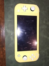 Nintendo Switch Lite 32GB Yellow Handheld Game Console Spares Or Repairs