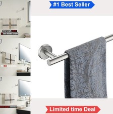 20.5 Inch Towel Bar 304 Stainless Steel Brushed Wall Mount 18 Inch Useable Bath