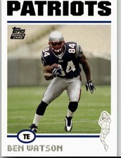 Ben Watson 2004 Topps Football New England Patriots