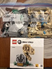 Lego Jurassic World 76964 Dinosaur Fossil Tyrannosaurus Rex Skull 100% Complete
