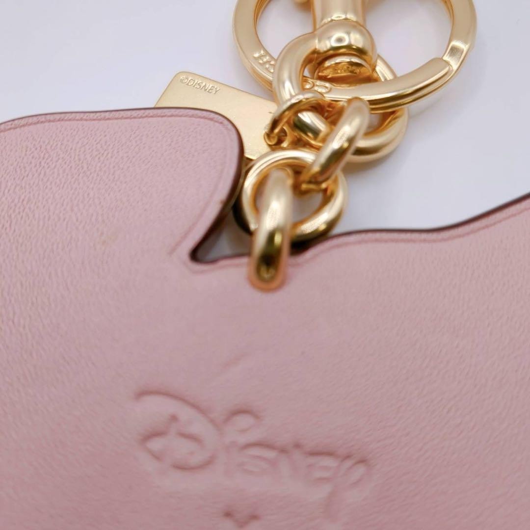 Unused COACH x Disney 101 Dalmatians Keychain Pink with Dust Bag