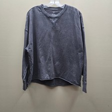 Aerie Crewneck Cotton Oversized Sweatshirt Pullover Athleisure Gray Size Medium