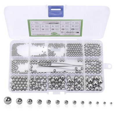 Edelstahlkugeln 600 Stück 2-10mm 13 Größen