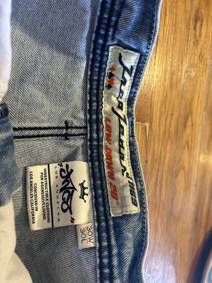 Jnco Women’s 1169 LOW DOWN DECK JEANS Antique | 20" Opening - Image 3 of 4