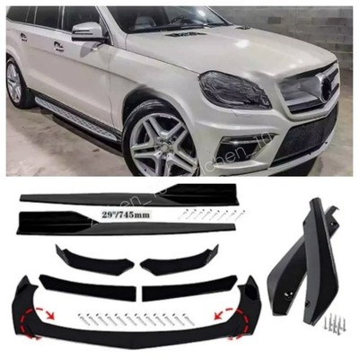 For Honda Pilot 2003-2022 Front Bumper Lip Spoiler Splitter Body Kit Side Skirt