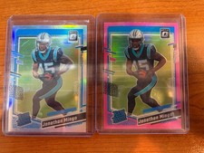 2023 Optic PINK & SILVER HOLO Jonathan Mingo RC #215 PRIZM