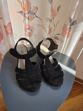 Sandalen - Absatz - 6cm - Glitzer - Damen - Schuhgröße 41 - cityline 
