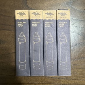 4x Water Filter Straw for Personal Emergency Survival,Portable Water Filter