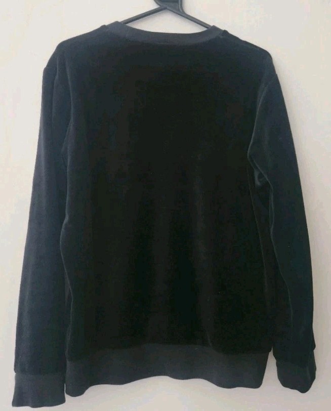 FW17 Supreme Velour Warm Up Pant + Crewneck Set black size S small & M Medium thumbnail 6