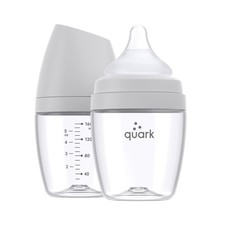 Quark BuubiBottle Mini 5oz Slow Flow Baby Bottle with Anti-Colic RealFeel Nipple