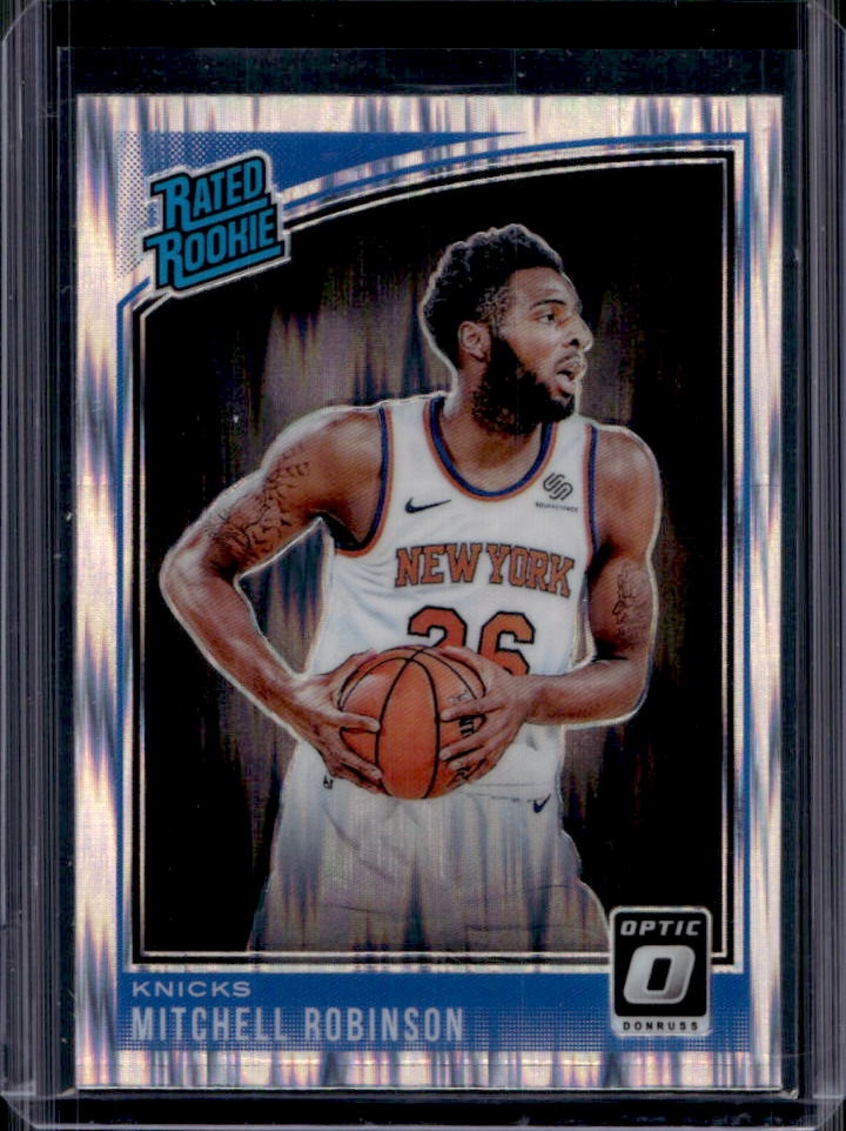 2018-19 Panini Donruss Optic Mitchell Robinson Shock Rookie RC #163 Knicks