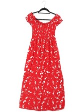 Sosandar A-Line Maxi Dress UK10 in Red