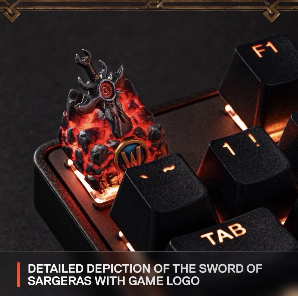 SteelSeries - Artisan Keycap World of Warcraft Edition - Lava Red - Image 3 of 4