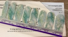 Color Street Nail Strips MARBLED JADE From Color Play Shimmering Shores
