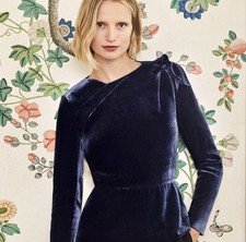 NWT The Fold London Cannaregio Velvet Top Mid...